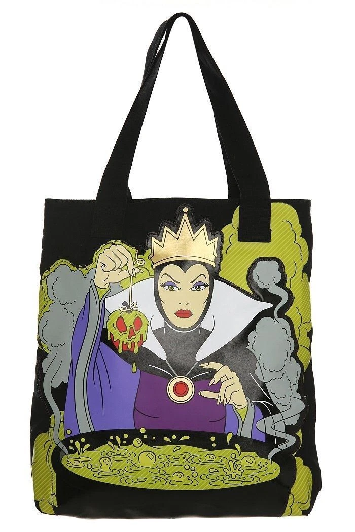 DISNEY LOUNGEFLY EVIL QUEEN HEARTLESS TOTE BEACH BAG HANDBAG PURSE