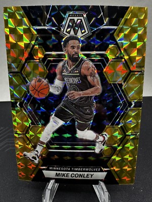 Conley出品 💥2022-23 Panini Mosaic Mike Conley Reactive Yellow #101 Minnesota