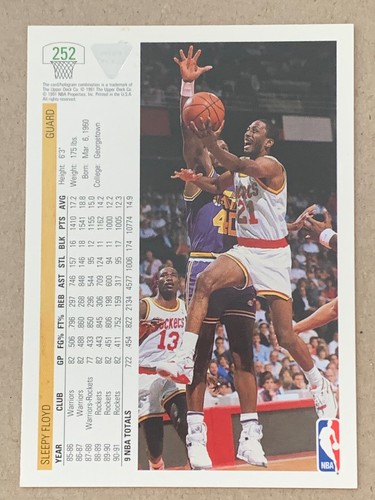 1991-92 UPPER DECK BASKETBALL-CHOOSE FROM DROPDOWN LIST-VGOOD-SINGLE-251- - Picture 3 of 131