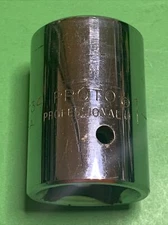 Proto Professional USA 12 Point 1" Drive Chrome Socket SAE Size 1-1/16" MPN 5734