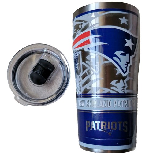 New England Patriots 20 oz tervis tumbler calcio portellone posteriore freddo 24 ore - Foto 2 di 11