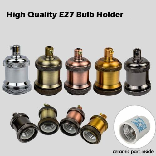 Light Bulb Holder Industrial Lamp Accessories Lamp Holder Edison ES E27 Fitting - Afbeelding 1 van 20
