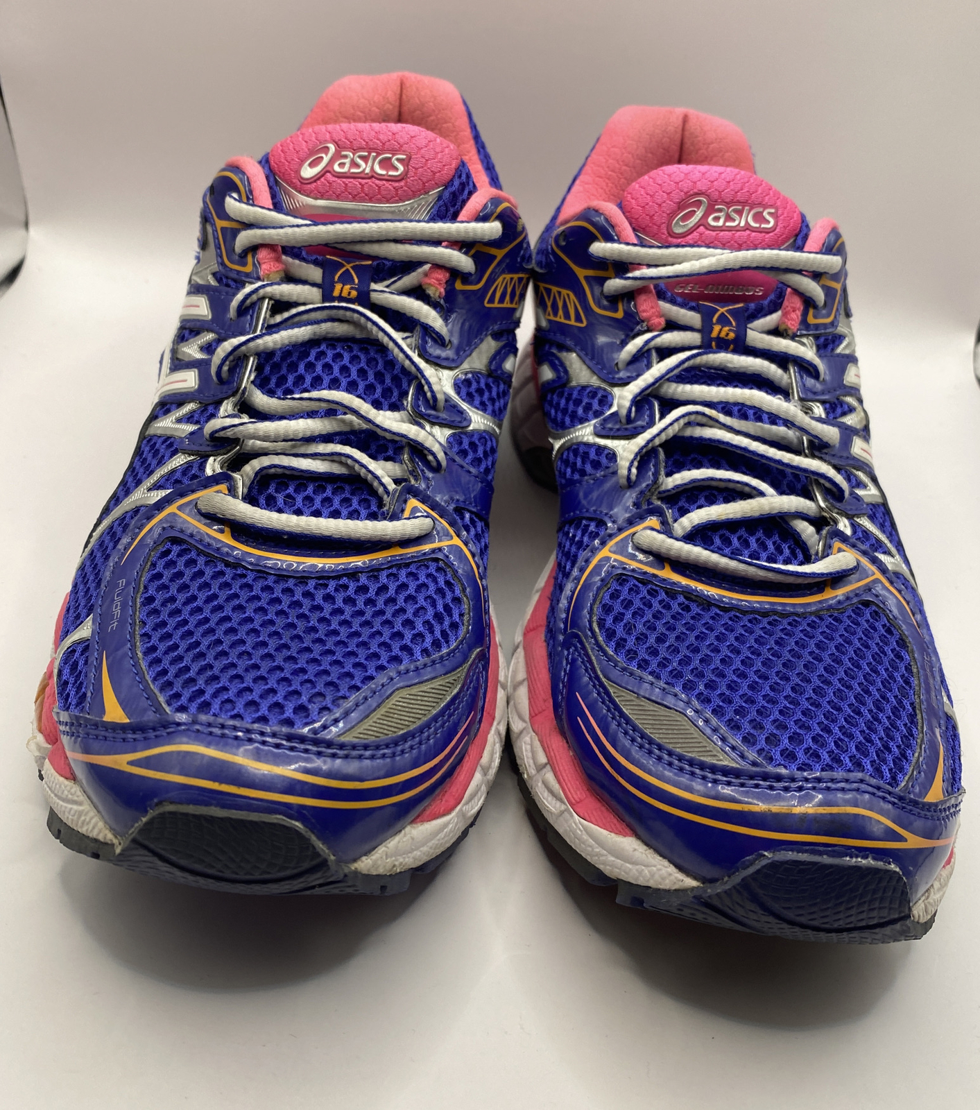 Womens size 7.5 Asics Gel Nimbus 16 Running Walking Shoes Blue/ Pink T485N  | eBay