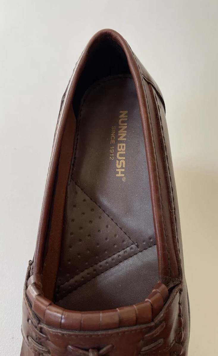 NUNN BUSH Comfort Gel Brown Leather New York Loafers Dress Shoes Men\'Size 11.5 Nunn Bush Comfort Gel Dylan Dress Loafers Shoes Men main image 4