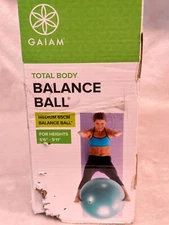 Gaiam Medium Balance Ball 65cm New in Box (box is damaged)