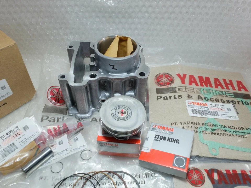 New Genuine Yamaha YZF R125 WR125 TE125 Big Bore Cylinder Kit 150cc 57MM - Image 2 of 4
