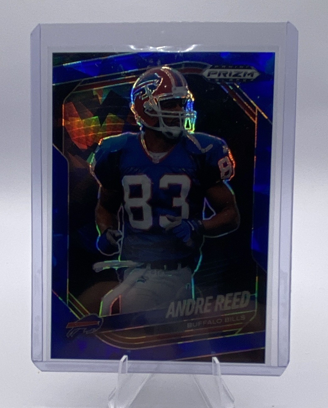 Panini 2025 Prizm Black Andre Reed Buffalo Bills #10 Blue Prizm Parallel