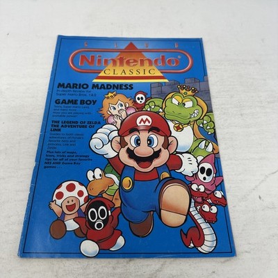 Club Nintendo Classic Magazine 1990 - Mario Madness - Game Boy - Zelda
