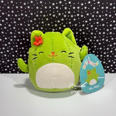 MS. MISS THE CACTUS CAT Squishmallow   5'' Soft Plush Toy Desert Green Kitty NWT
