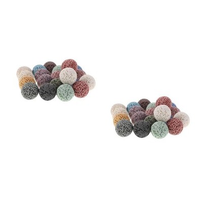 2 Pieces Aromatherapiekugeln Aus Vulkanstein Taschen-Aromatherapie-Diffusor
