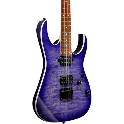 Ibanez RG421QMCBB RG Standard 6 String Electric Guitar (Cerulean