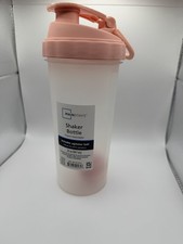 1 Count Mainstays 32 Oz. Shaker Bottle Blender Agitator Ball And Strainer