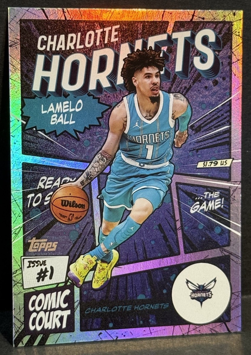 2025-26 Topps Basketball Hornets LaMelo Ball Comic Court Case Hit