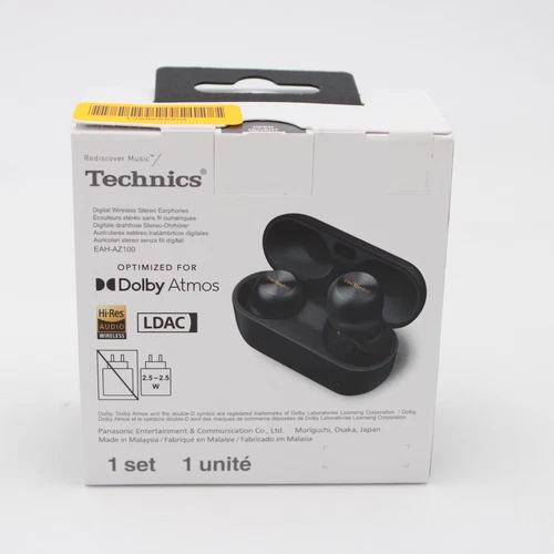 Technics wireless earphones magnetic fluid driver Bluetooth black EAH-AZ100-K