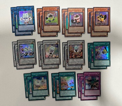 Yummy Complete Deck Core 33x Cards JUSH-EN YuGiOh! Lollipop Cupsy Cooky All Holo