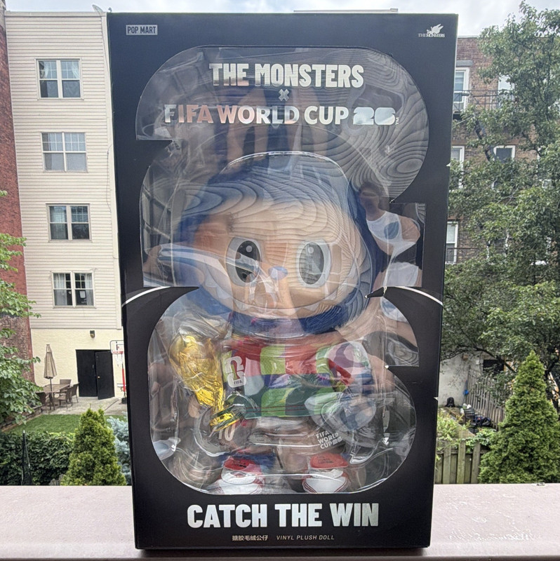 POP MART The Monsters Catch The Win FIFA World Cup Vinyl Plush Doll