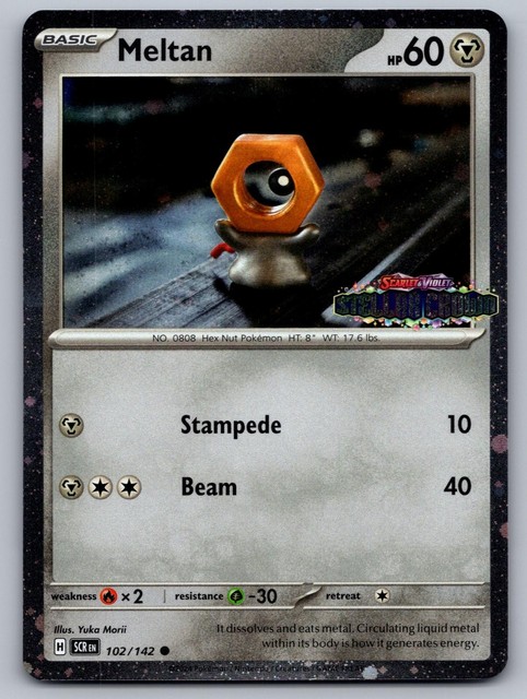 Meltan [Stamped] #102 (Stellar Crown (2024))