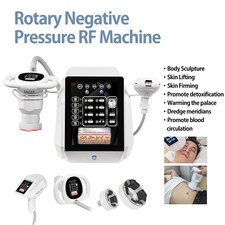 Rotating R-F Vacuum Face Lift Body Slimming Machine Cellulite Wrinkle Reduction