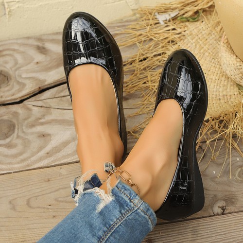 Flache Damenschuhe Slipper Bequem Ballerinas Schuhe Büro Arbeitsschuhe - Bild 13 von 31