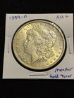 1889-O Morgan Silver Dollar $1 AU Monster Gold Toning, Nice Coin , Great Date