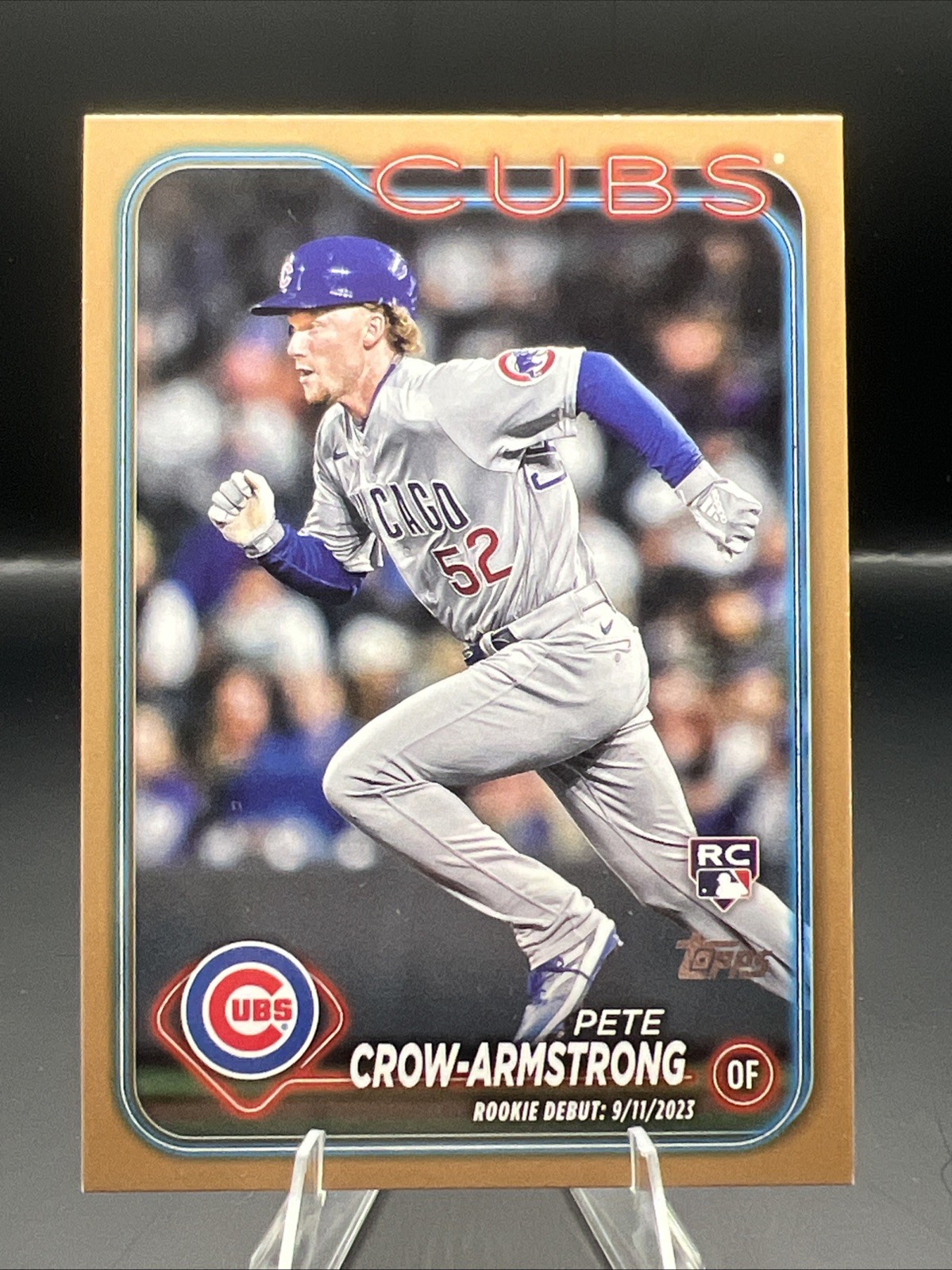 2024 Topps Update Gold #US91 PETE CROW-ARMSTRONG /2024 (RC) Rookie Debut