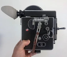 Beautiful BOLEX Reflex Rex 2 H16 16mm MOVIE CAMERA 10x Viewfinder Works Great!