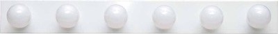Volume Lighting V1026 White 6-Light 36''W Bathroom Vanity Strip