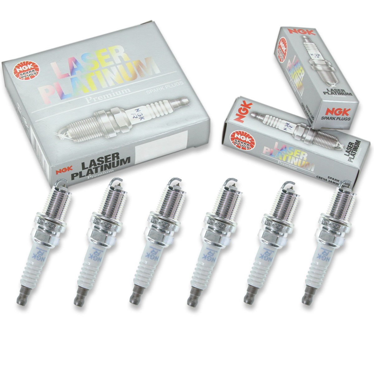 6 pc NGK 6371 FR5AP-10 Laser Platinum Spark Plugs for PK16TT K16PR-P11 yh