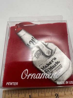 Vintage Makers Mark Whiskey Ornament B3