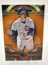 2024 Topps Triple Threads #175 Seiya Suzuki 105/199 Amber Chicago Cubs.    D62