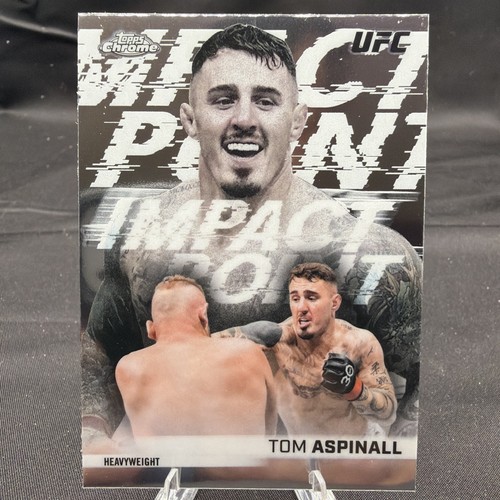 Tom Aspinall 2026 Topps Chrome UFC Impact Point #IP-6