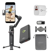 DJI Osmo Mobile 7P Gimbal Stabilizer for iPhone, Android, Native Tracking, Light