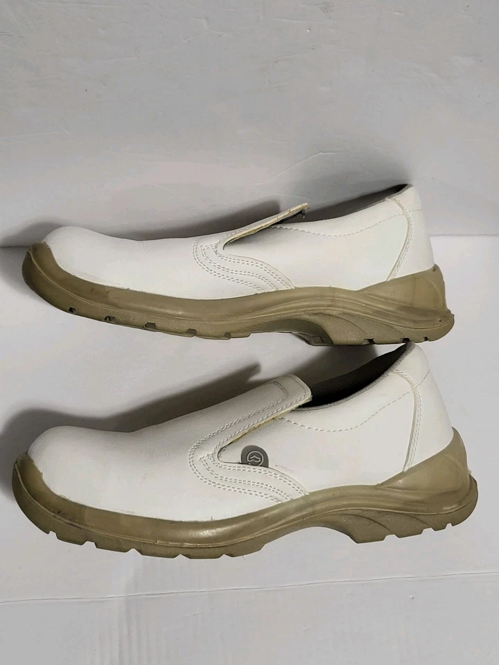 Sapato feminino Toffeln resistente a óleo branco tamanho 45 - Imagem 3 de 4