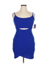 NWT Morgan & Co. Women Blue Cocktail Dress 15