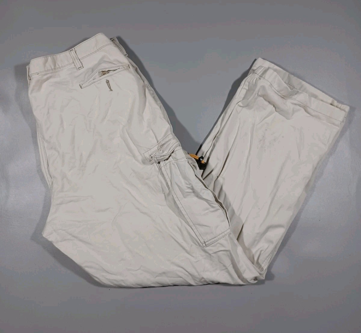 Polo Jeans Co Cargo Pants Mens 38x34 Tan Khaki Y2K VTG