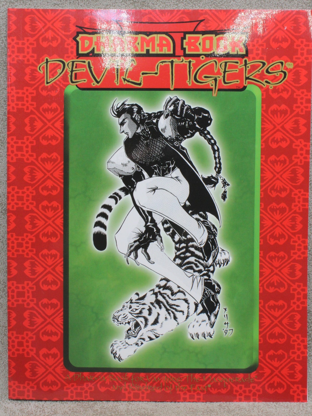 Vampire the Masquerade Dharma Book DEVIL TIGERS White Wolf 29419