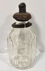 Vintage PYREX glass 4oz Narrow Neck Nursing Baby Bottle 6 Sided Hexagon