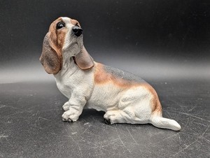 Resin Basset Hound Dog Figurine by Conversation Concepts