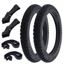 Set completo pneumatici 2x 2.75-17 (2 3/4 x 17) per Kreidler Hercules Prima GT 25 50