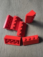 LEGO 3037 Red Slope 45 2 x 4 - 7 Pieces