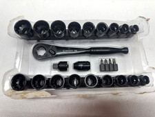 Crescent X6 Pass-thru Ratchet Socket Set - Sae Metric - Unused