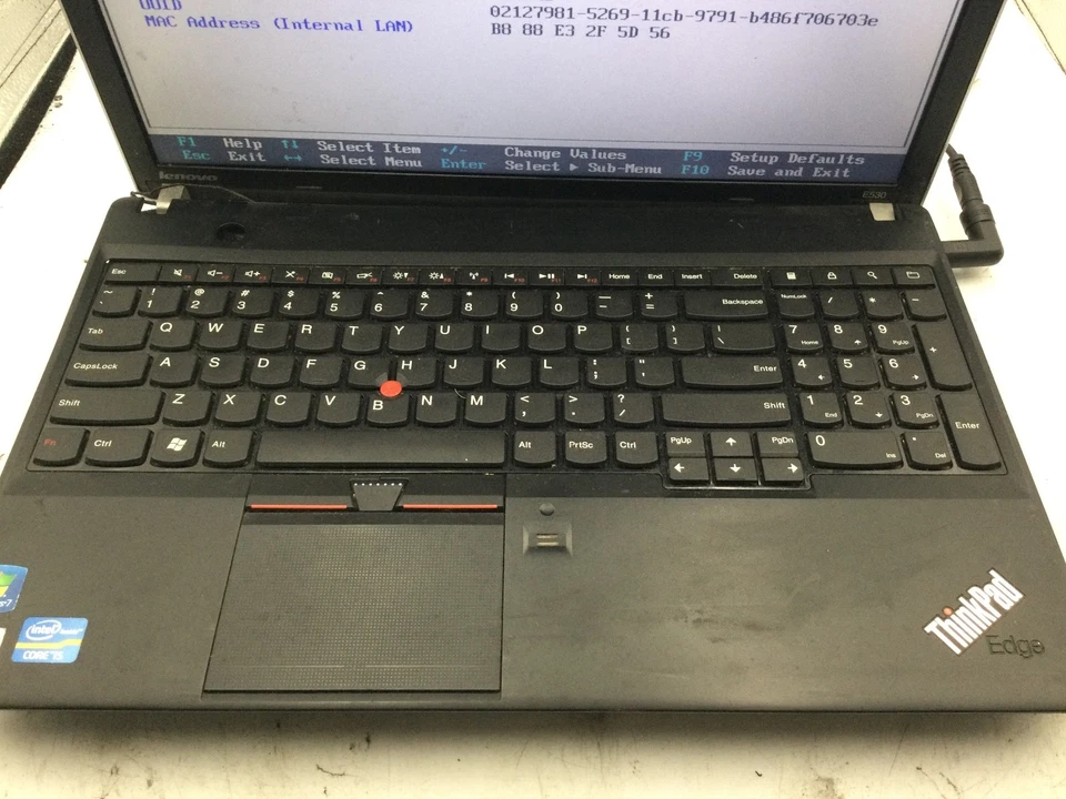 LENOVO THINKPAD E530 - INTEL I5 2450M - 2GB RAM - BOOTS TO BIOS - READ DESC - BB - Image 3 of 4