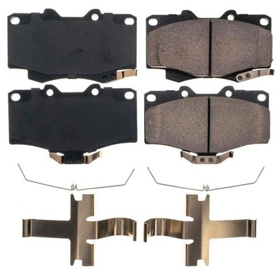 For TOYOTA 1995-2004 Z17 Evolution Ceramic Brake Pads w. Hardw. FRONT Powerstop