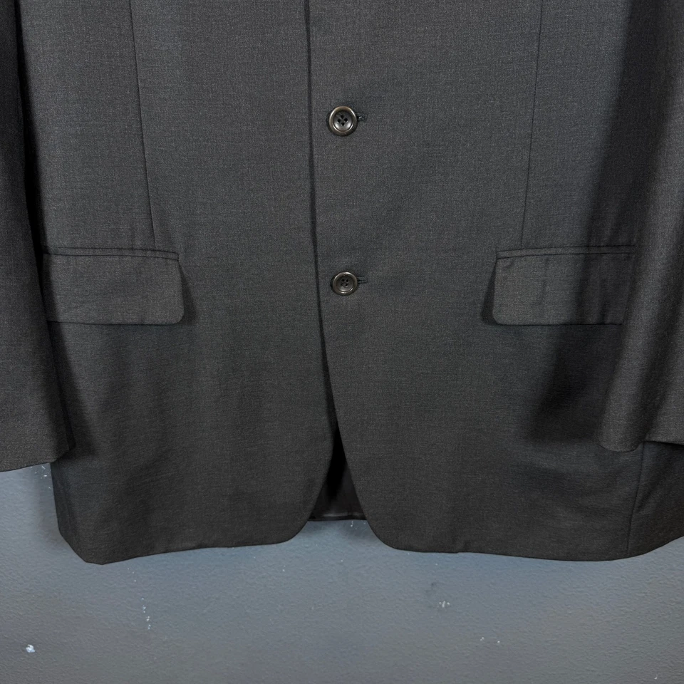 Canali 50r Hombre’s Loro Piano Tela Mario’s Gris 100% Lana Traje 3 puntos Blazer Foto 3 de 4