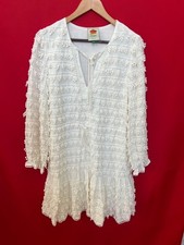 Farm Rio Fringe Detail Mini Dress Size M NWOT