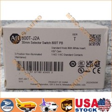 New Sealed AB 800T-J2A 3 Position Maintained Selector Switch US Free Tax