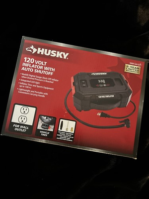 #ad #ad Husky 120V Inflator with Auto Shutoff $25.00