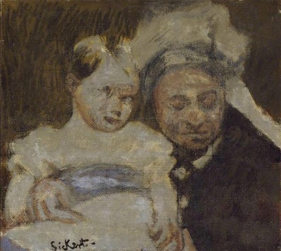 Walter Sickert Queen Victoria and her Great Grandson 1936 17''x 22'' Art Print