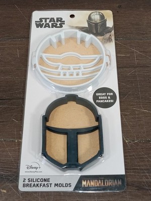 Star Wars Mandalorian 2 Silicone Egg & Pancake Breakfast Molds