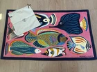 Hermes Beach Bath Towel Fish Animal Cotton Summer Unisex Blanket Mat Auth New